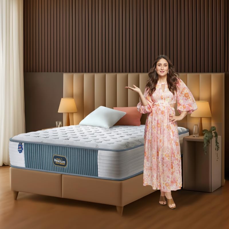 Springfit Reactive Dual Memory Orthopedic Mattress with Aerosleep Memory with Reactive Foam | 8 Inches King Size (84x72x8)... - Review, Price and Buying Guide