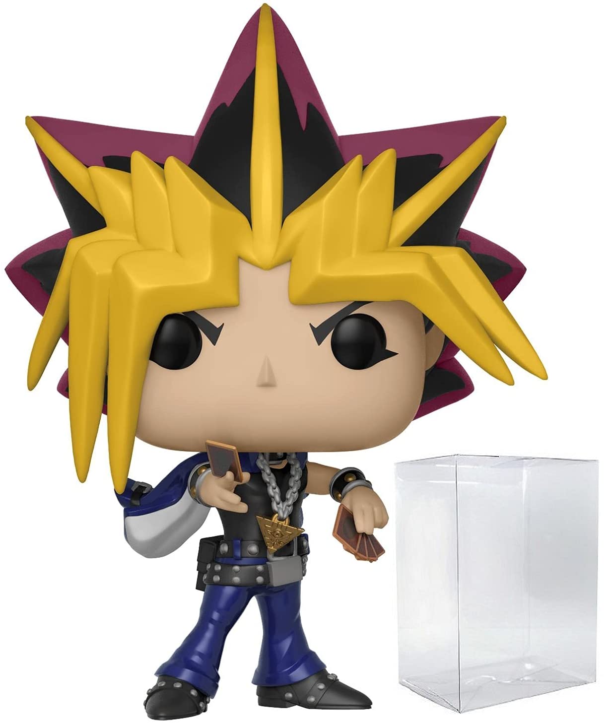 POPYu-Gi-Oh! - Yami Yugi Funko Pop! Vinyl Figure (Bundled with Compatible Box Protector Case), Multicolored, 3.75 inches