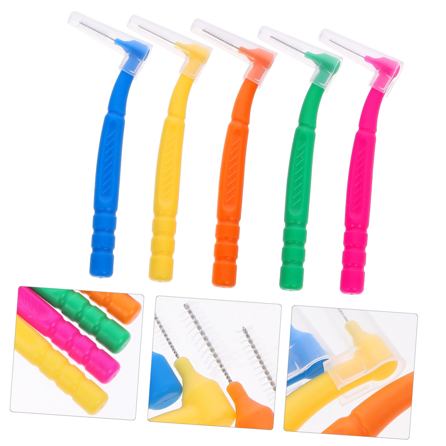 minkissy 250 Pz spazzolino care Spazzolino per spazi interdentali spazzolino da denti spazzolino per la pulizia dei denti strumenti dentali plastica