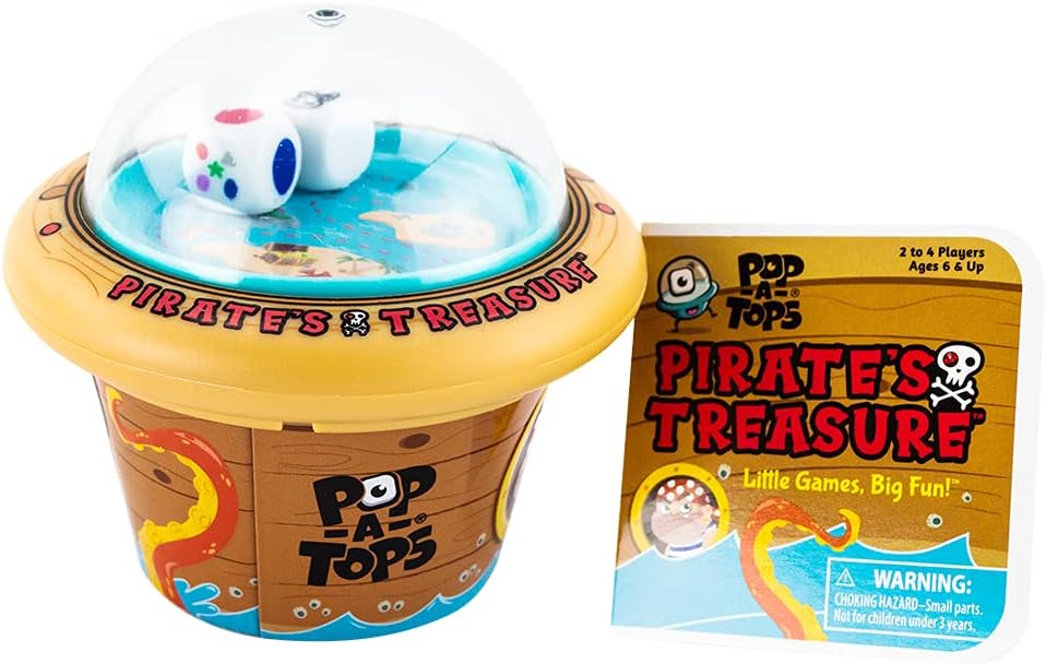 Pop-A-Tops — Match-A-Martian — Travel-Friendly Game With Pop-up Dice Fun — For Kids Ages 6 and Up