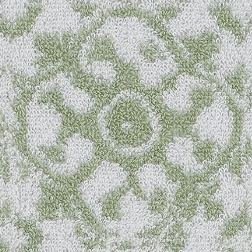 Jessica Simpson – Bath Towel 4 Piece Set | Aziza | Premium Bathroom Décor | Includes 2 Hand Towels and 2 Shower Towels | 100% Cotton & Machine Washable | Frosty Green - Image 7