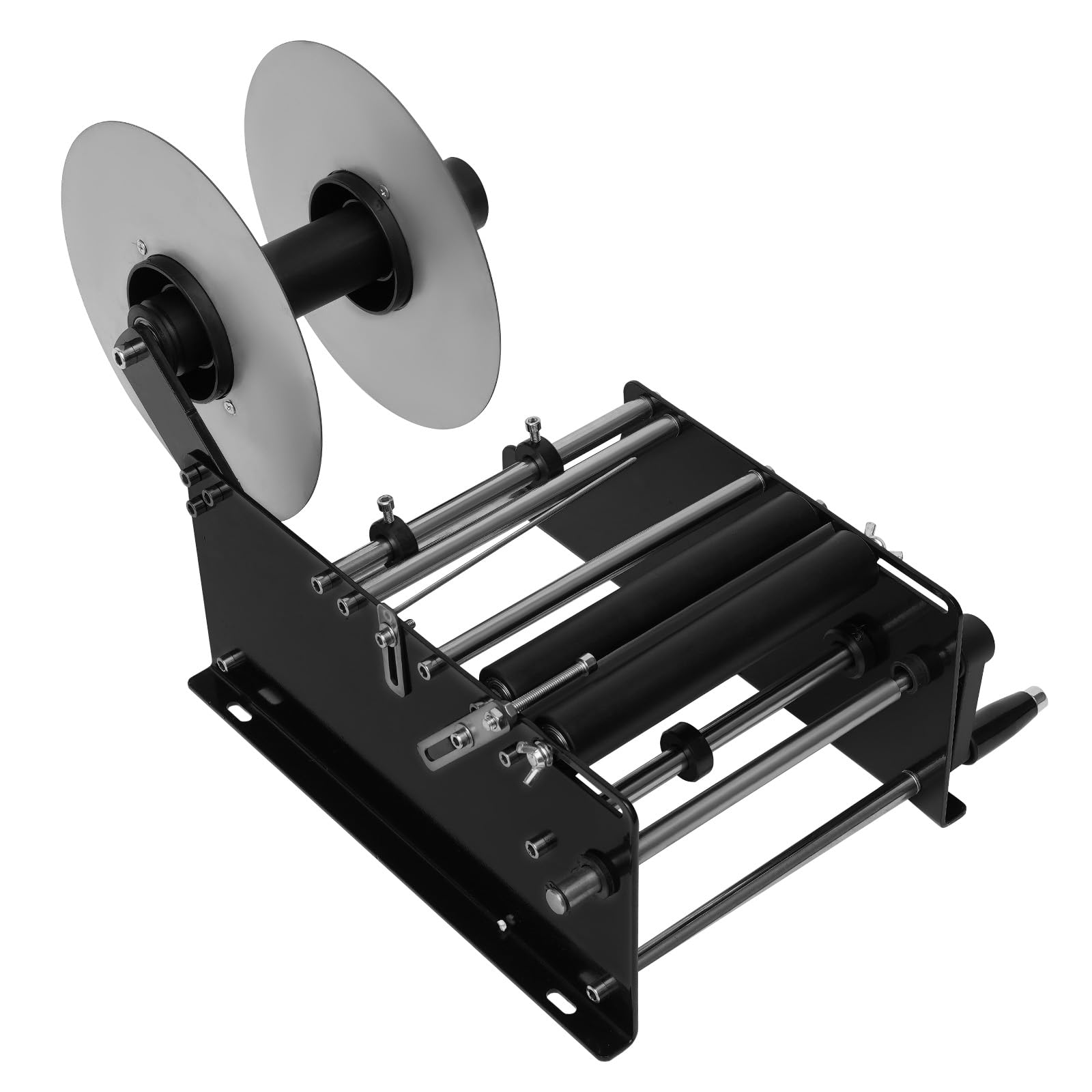 Etichettatrice manuale per bottiglie rotonde mt 30 bracci di rumore, etichettatrice High PräZise, 10-30 pezzi/minuto, per bottiglie rotonde, colonne ed etichette adesive sensibili alla
