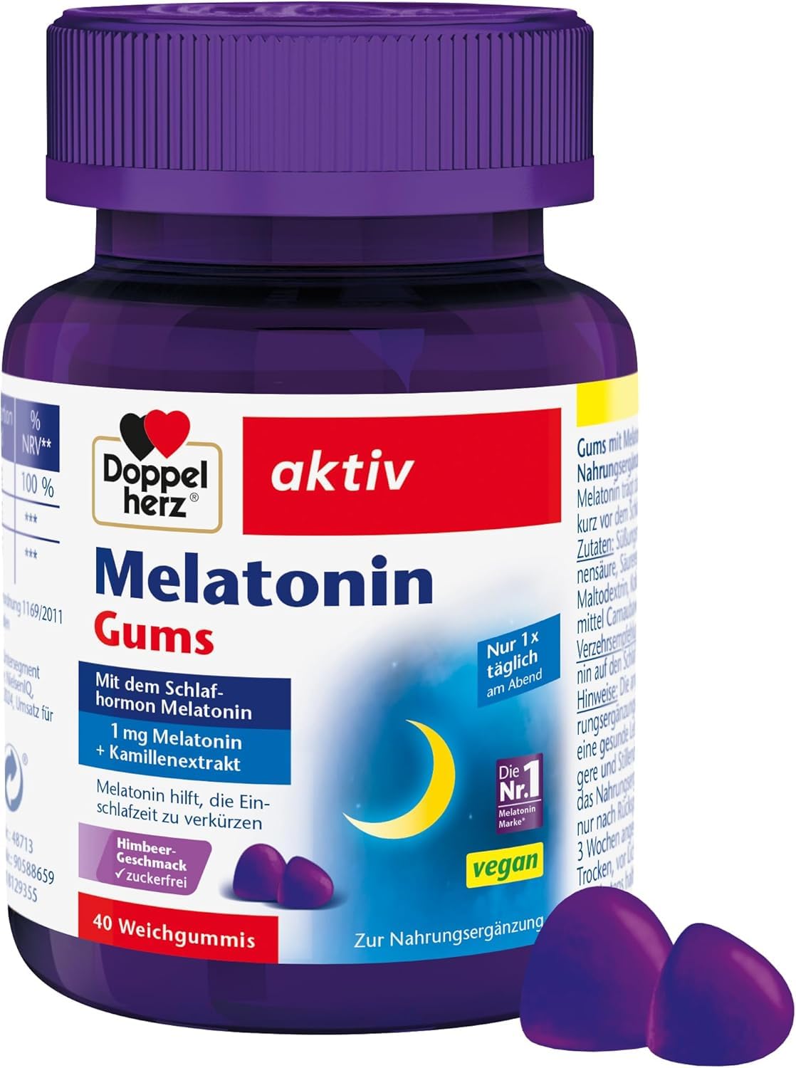 Doppelherz Melatonin Gums - Zuckerfrei