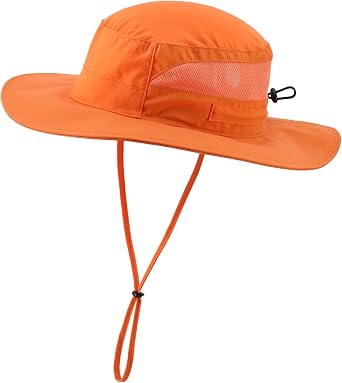 Connectyle Womens UPF 50+ Sun Hat UV Protection Wide Brim Bucket Hat Summer Beach Hats Fishing Hiking Outdoor Safari Hats