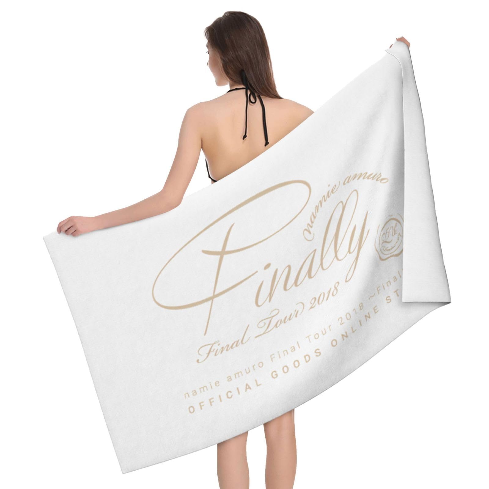 Amazon｜安室奈美恵 バスタオル マイクロファイバー タオル 大判  