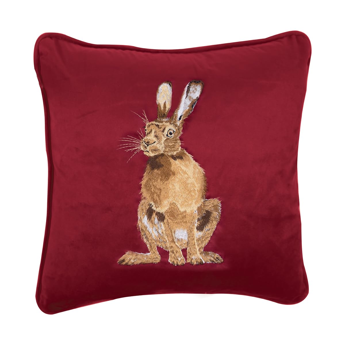 Wrendale Designs by Hannah Dale 'Golden Hour' Hare Embroidered Cushion