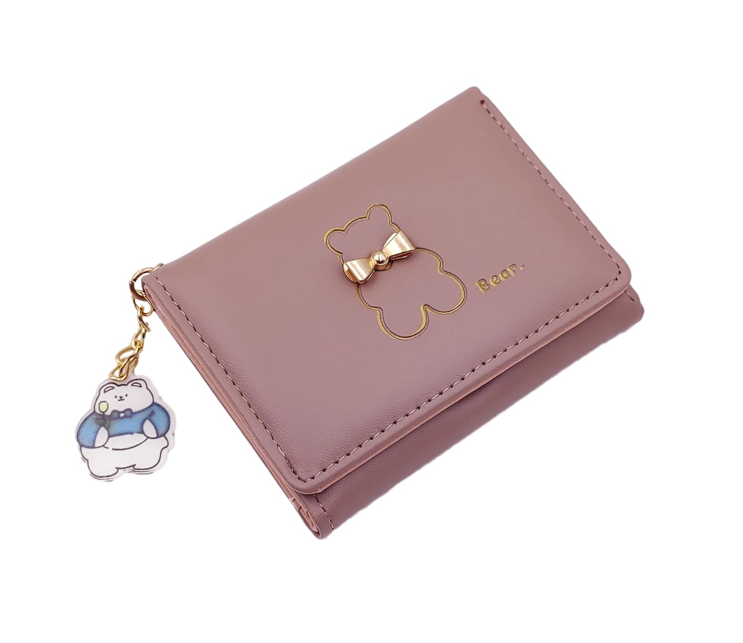 Valerie Cute Small Wallet for Girls Women Tri-Folded Wallet Cash Pocket Flowers PU Leather Print Card Holder Coin Purse wi... - Review, Price and Buying Guide