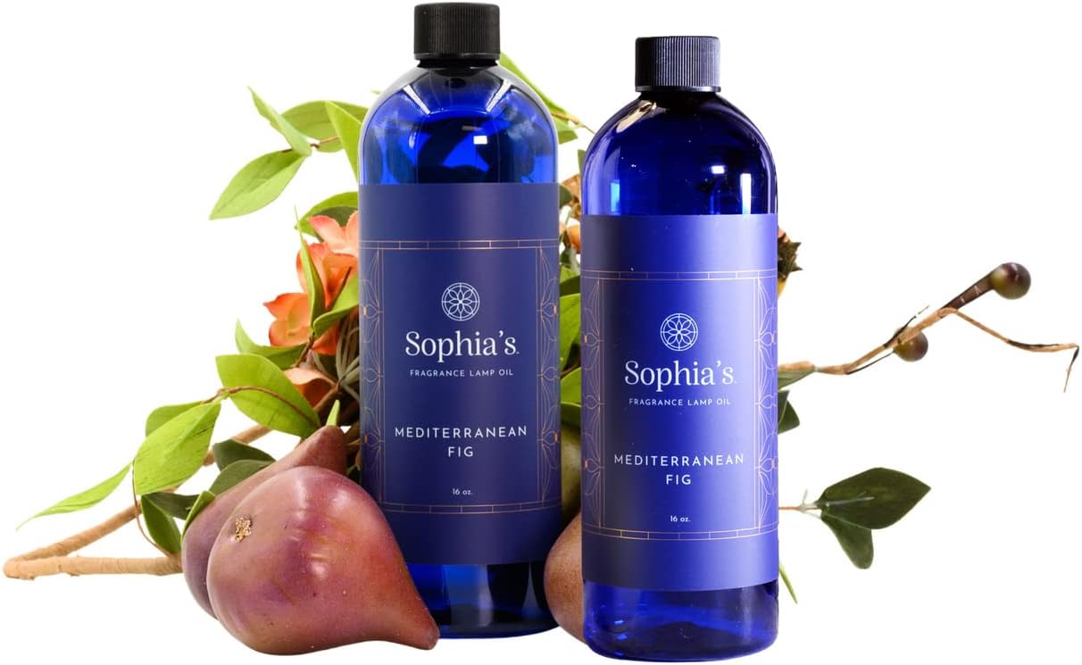 Sophia's Bella Luna Fragrance Lamp Oil Refills 2-Pack, Effusion Lamp Fragrance Oil for Redolere Lamps, Scented Lamp Oil for Fragrance Lamps, 16 Fluid Ounces of Catalytic Scented Oil Made in USA