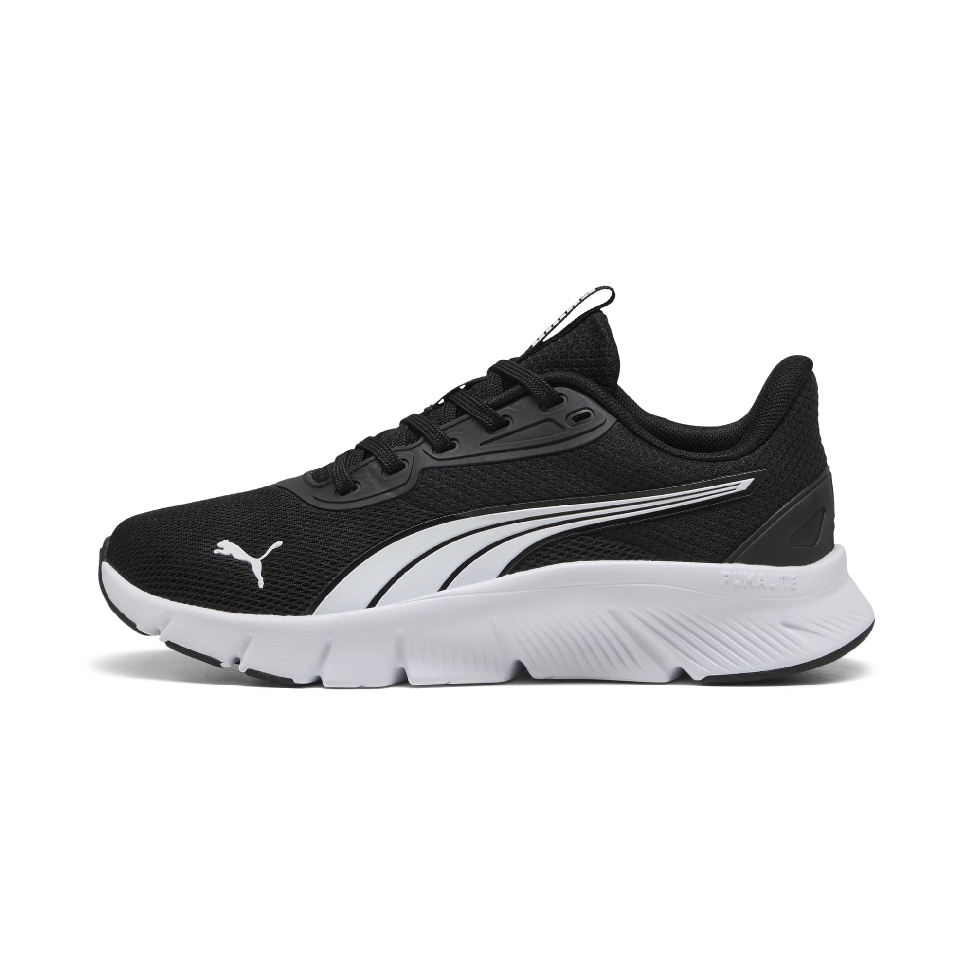 Kids Boys Flexfocus Lite Modern Lace Up Sneakers Shoes Casual - Black