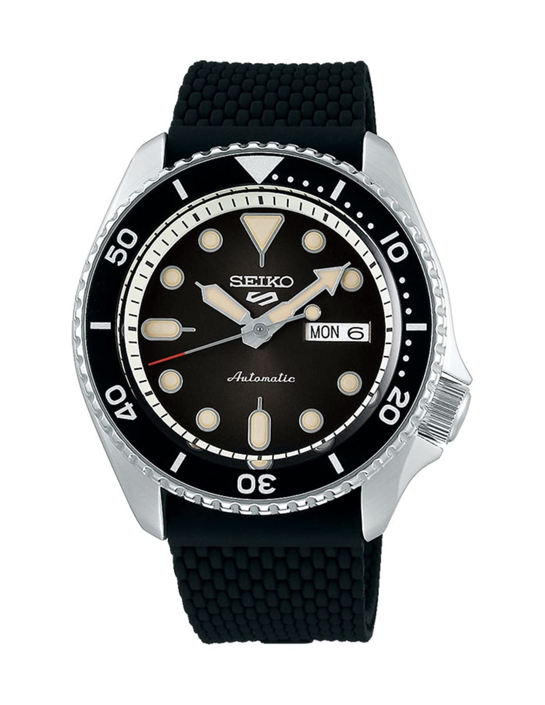 Seiko Analog Black Dial Men's Watch-SRPD73K2