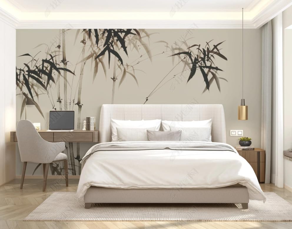 Papier peint intissé bambou pour créer une ambiance zen de chambre