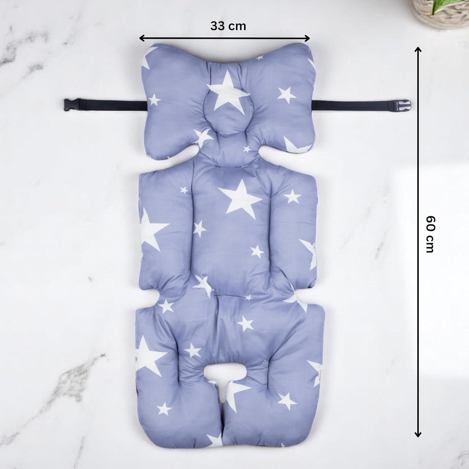 Vedhak Baby Stroller seat Liner inflateble and Comfortable Baby Liner Double Side usable and Breathable Liner 1