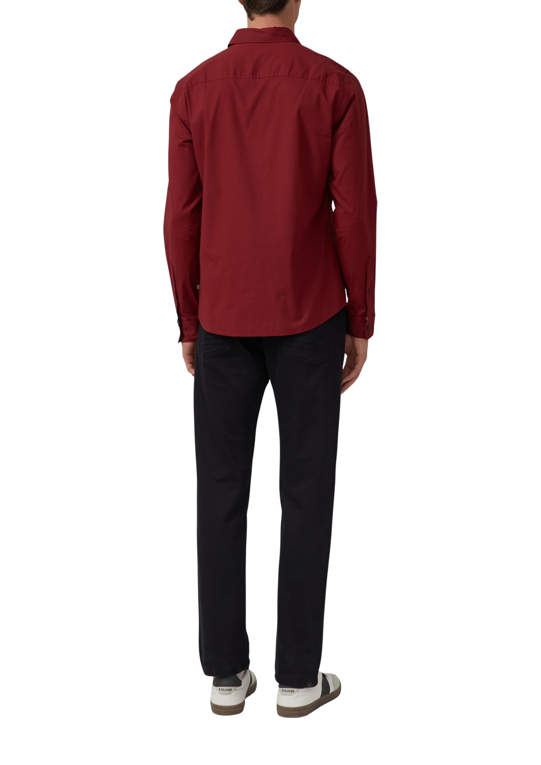 s.Oliver Slim Fit: Gemustertes Hemd mit Kentkragen – Ansicht 2