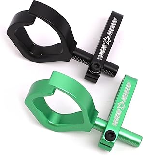 Elkrich Bowfishing Arrow Rest Archery Arrow Rest Aluminum Alloy Arrow Rest Right and Left Hand for Compound Bow Recurve Bow Fishing Accessory (Black)