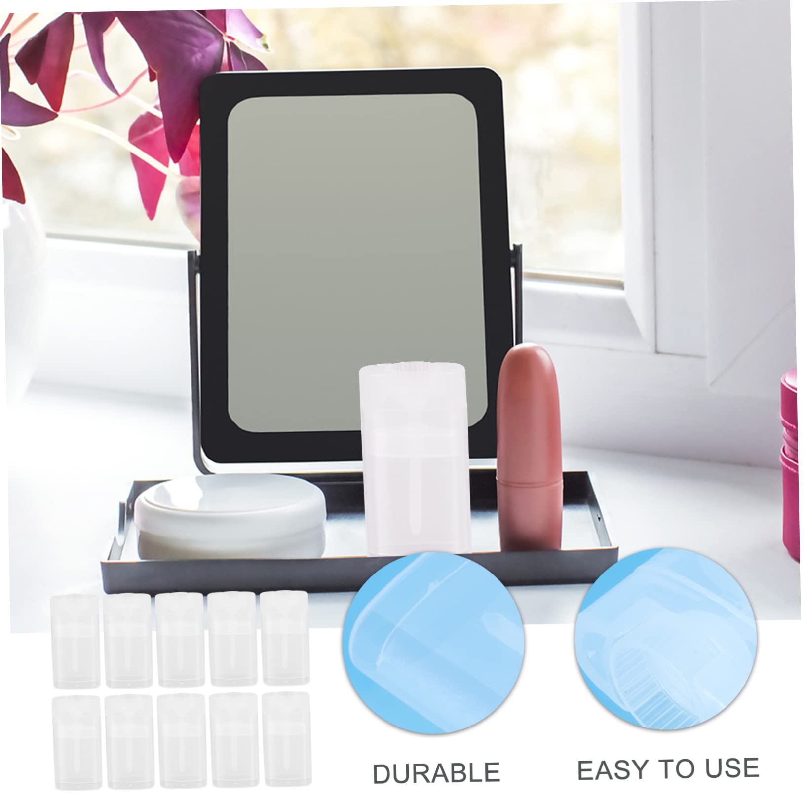 FRCOLOR Reise-Cremetiegel Aus Metall & Glas, 10 G - Auslaufsicher, Luxuriöses Design Für Unterwegs