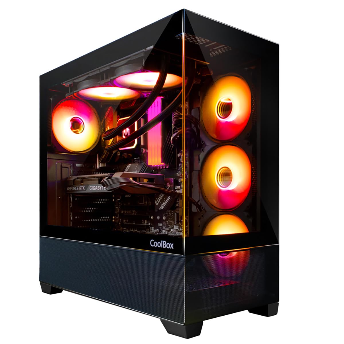 DeepGaming Dominion - PC Gaming (Intel Core i9-14900F, 32GB RAM DDR5, SSD 1TB PCIe 4.0, NVIDIA GeForce RTX 5070 12GB GDDR7, Windows 11 Pro) Ordenador Sobremesa Gaming