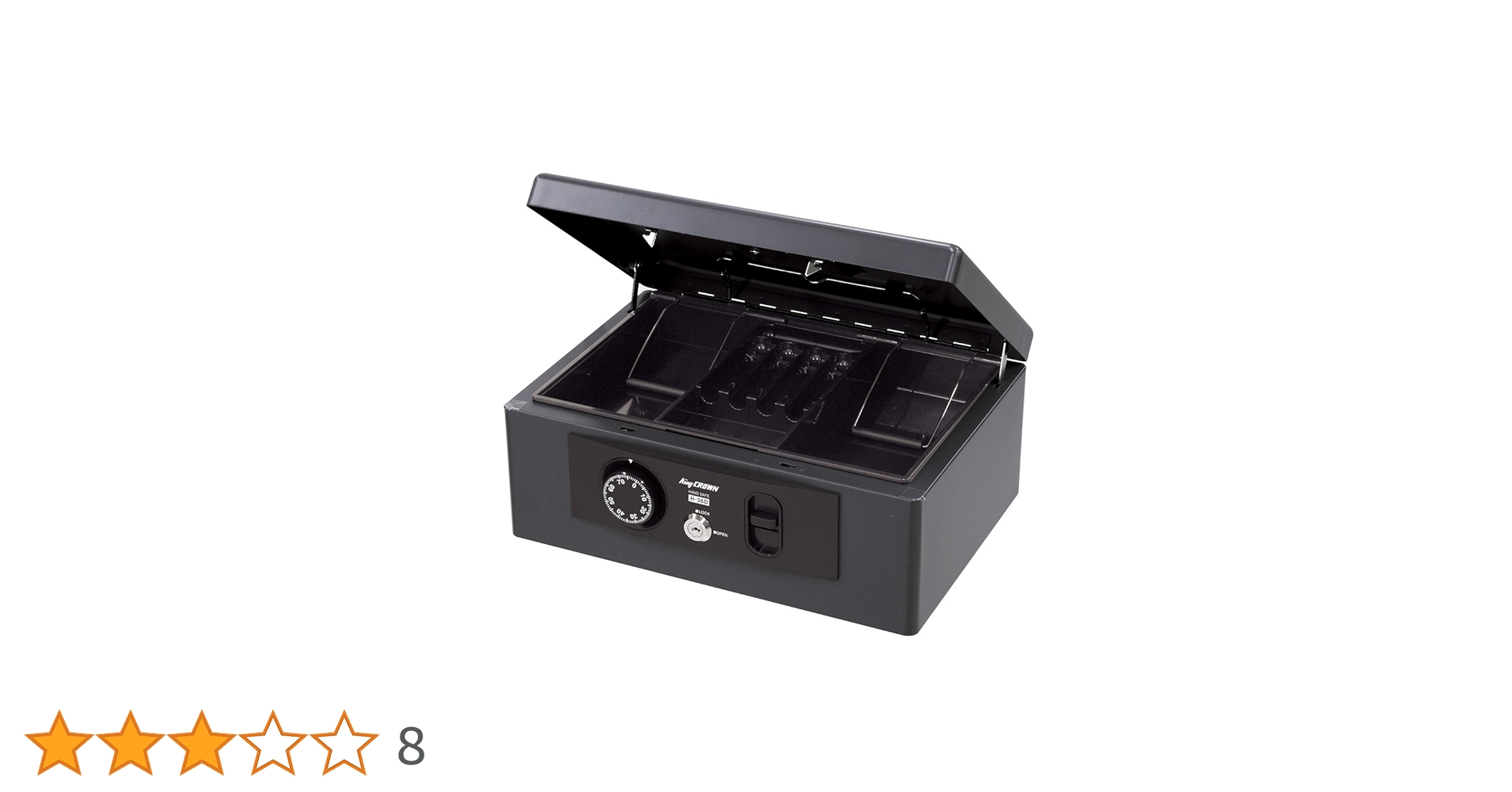 Amazon.co.jp: 日本アイエスケイ(King CROWN) 手提金庫 (A4判収納