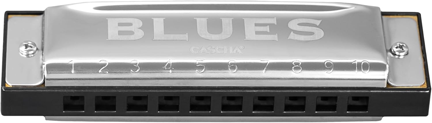 CASCHA HH 2007 10 Hole Diatonic Blues Harmonica, Key of C