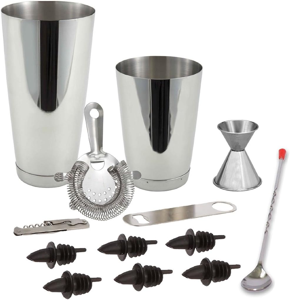 Cocktail Shaker Home Bar Set (13 Piece Set)