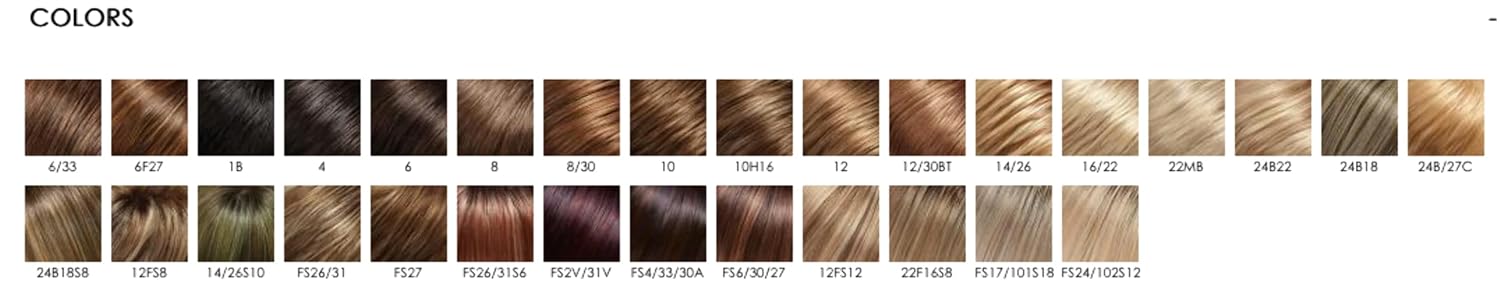 Top Wave 12 Inch Long Wavy Jon Renau Womens Topper Double Monofilament Base Clip In Hairpiece Easihair Color 14/26S10