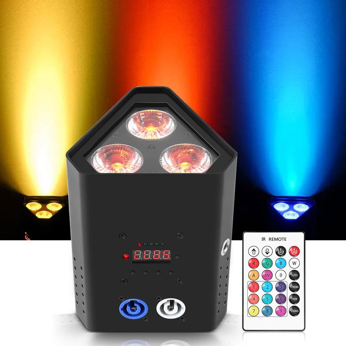 Lumières de scène sans fil pour un mariage réussi et des soirées DJ mémorables sur batterie