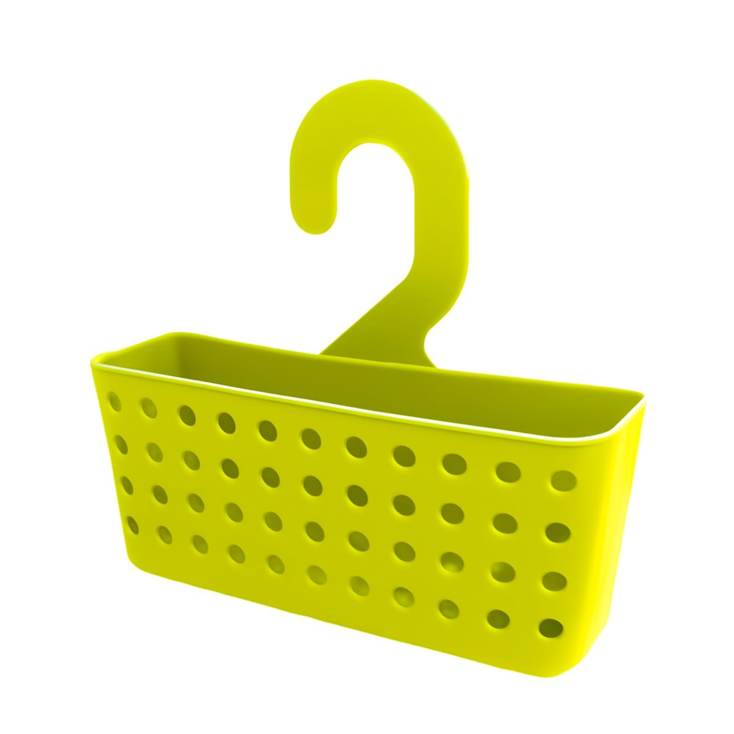 Ketayle Premium Plastic Shower Caddy Green - Wall Mounted Storage Basket for Bathroom Essentials, Space-Saving Organizer with Large Capacity for Shampoo, Soap, Towels, and Toiletries