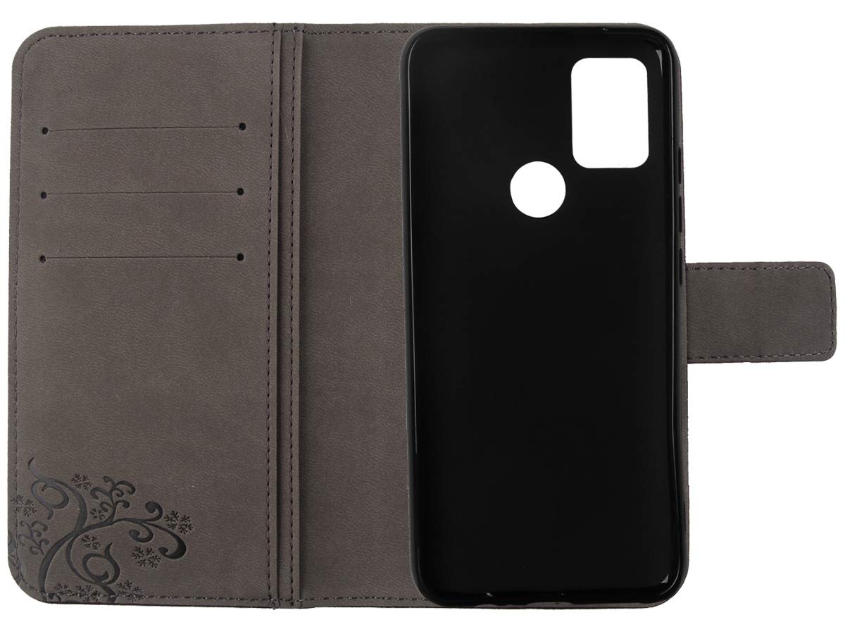 Étui Portefeuille Flip Cover Pour UMIDIGI Power 3 - Motif Fleurs - Neuf - Livraison D'Allemagne