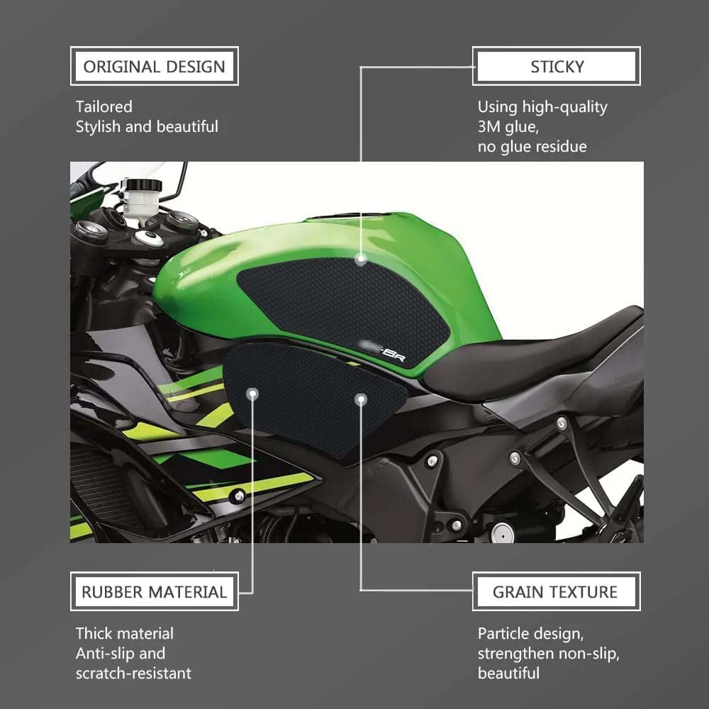オートバイのデカール For ZX 6R ZX636 オートバイノンスリップ燃料
