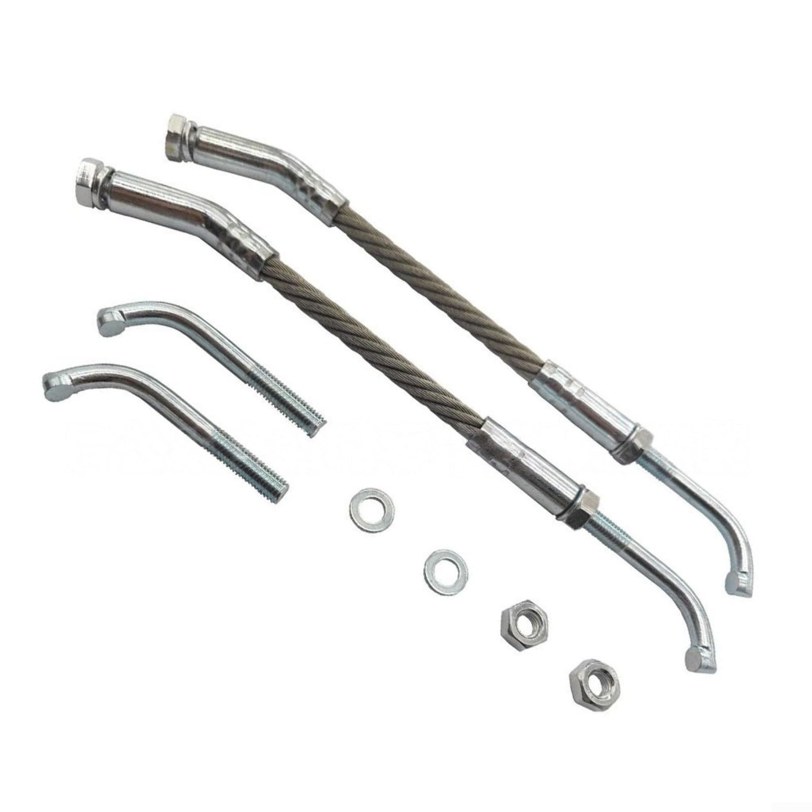 Rascadores del hielo de la moto de nieve, acero galvanizado con las extremidades del carburo, para el modelo 1201-DF
