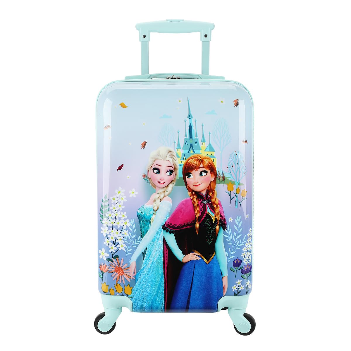 Bioworld Frozen Elsa & Anna Arendelle Castle 20" Rolling Luggage