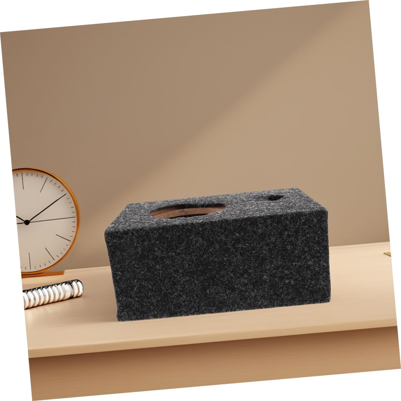 HANABASS Car Audio Enclosure 6.5 Inch Subwoofer Box Heavy Duty Wooden Speaker Box for Vehicle Audio Upgrade for Trucks and Cars