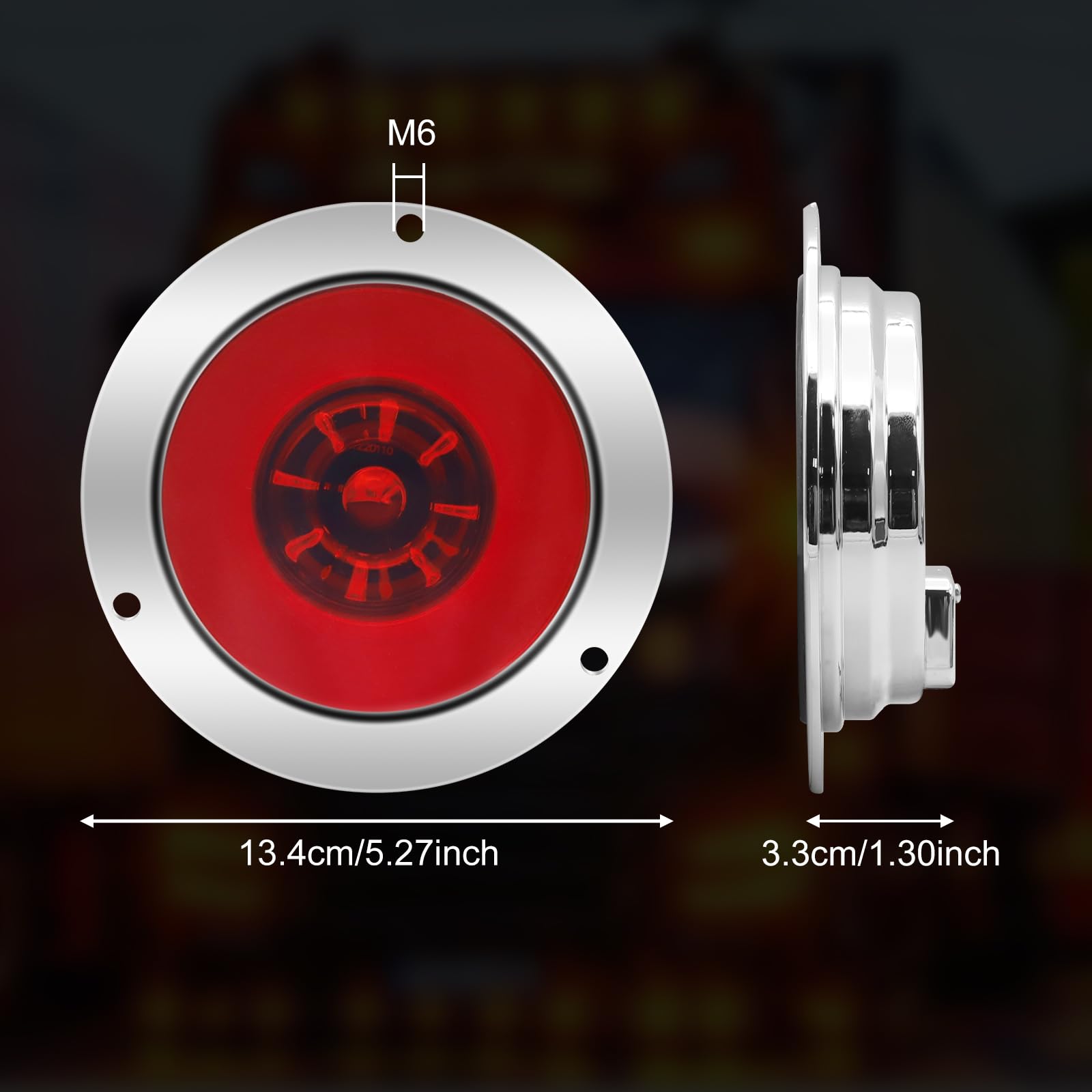 Set 2 Luci Posteriori LED Per Rimorchio/Camion 24V - Freccia Sequenziale, Stop, Posizione, Retromarcia (46 LED)