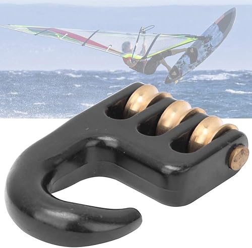 Miniatura 4 de Voluxe 1 gancho de polea de windsurf de 4.06 oz, gancho de polea de aparejo de windsurf, 2.8x1.6x0.6 in surf windsurf para vela
