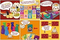 Vista 5 de Sushi Go Party! - El juego de cartas deluxe de seleccionar y pasar de Gamewright, multicolor