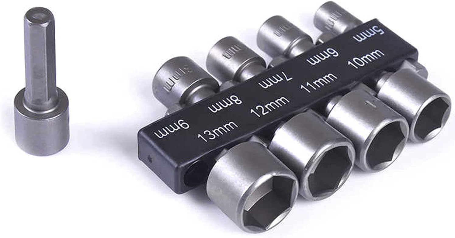 BRAZEN Steckschlüssel-Set – 8 Stück, 13 Mm (1/2 Zoll), Mehrfarbig, Aus Hochfestem Stahl Für Die Werkstatt