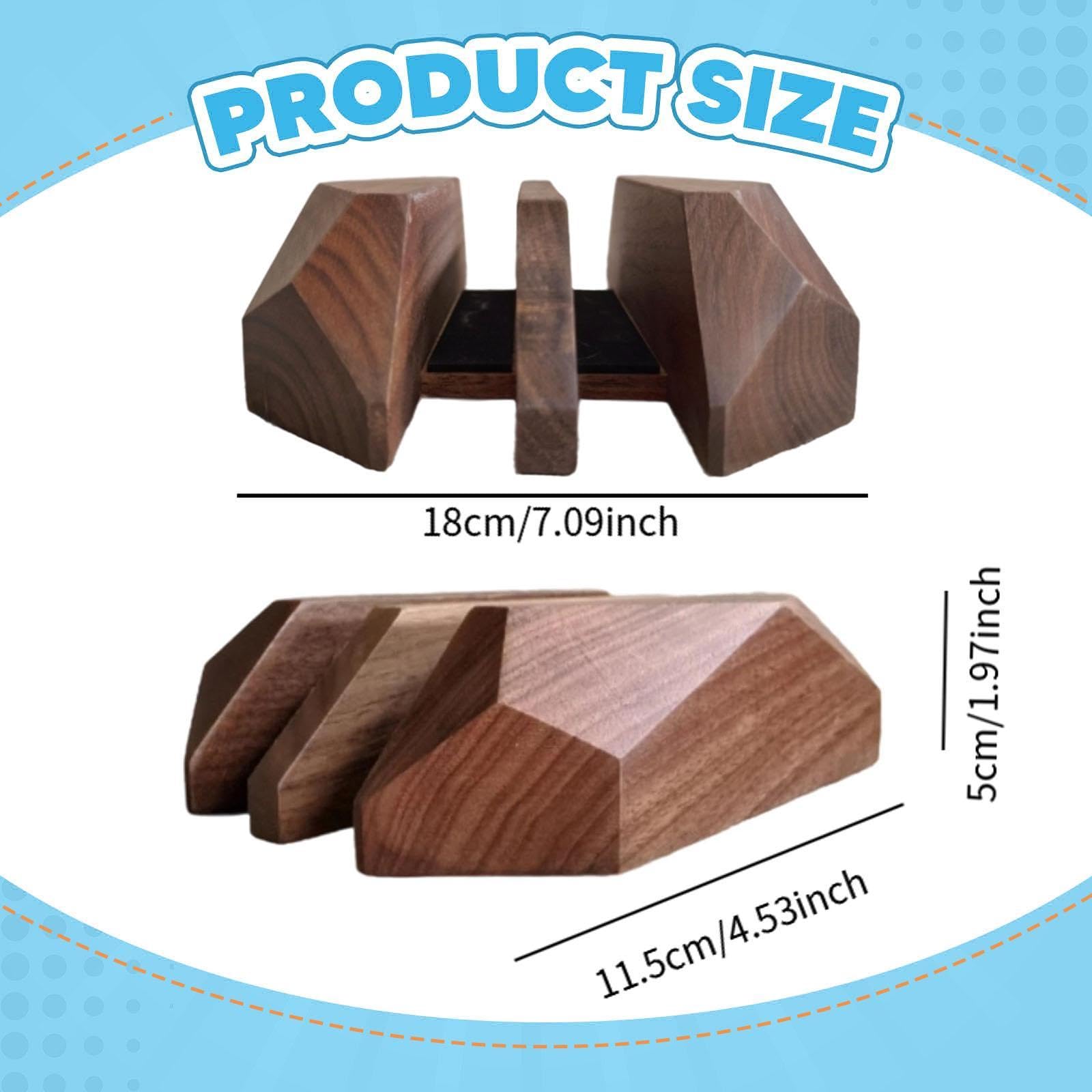 Supporto Stable Legno Padded Anti | Organizzazione elegante, protezione schermo, design minimal.