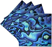 Vista 1 de 3dRose CST_73908_3 Patrón de concha de Paua 'abulón', Nueva Zelanda-AU02 DWA4678-David - Posavasos para azulejos de cerámica, juego de 4