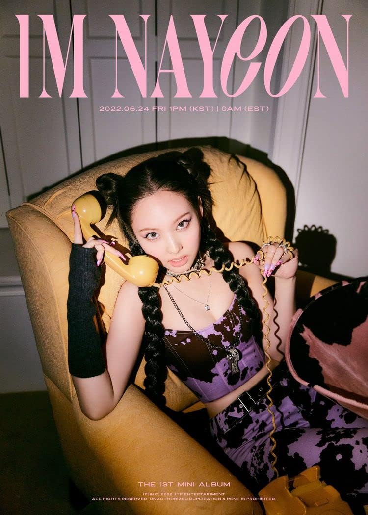 Twice Nayeon IM NAYEON 1st Solo Mini Album A-I'M Version CD+PhotoBook+Envelope+1p Polaroid PhotoCard+1p Clear PostCard+1p Business Card+1p Interview Poster On Pack+2p PhotoCard+Tracking Sealed