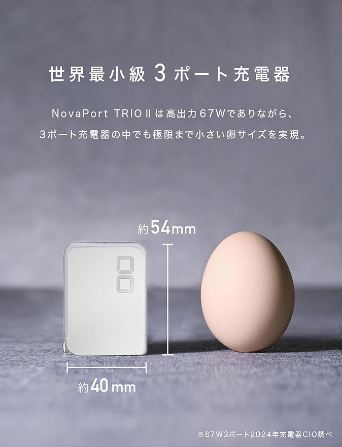 CIO NovaPort TRIOⅡ 使用イメージ