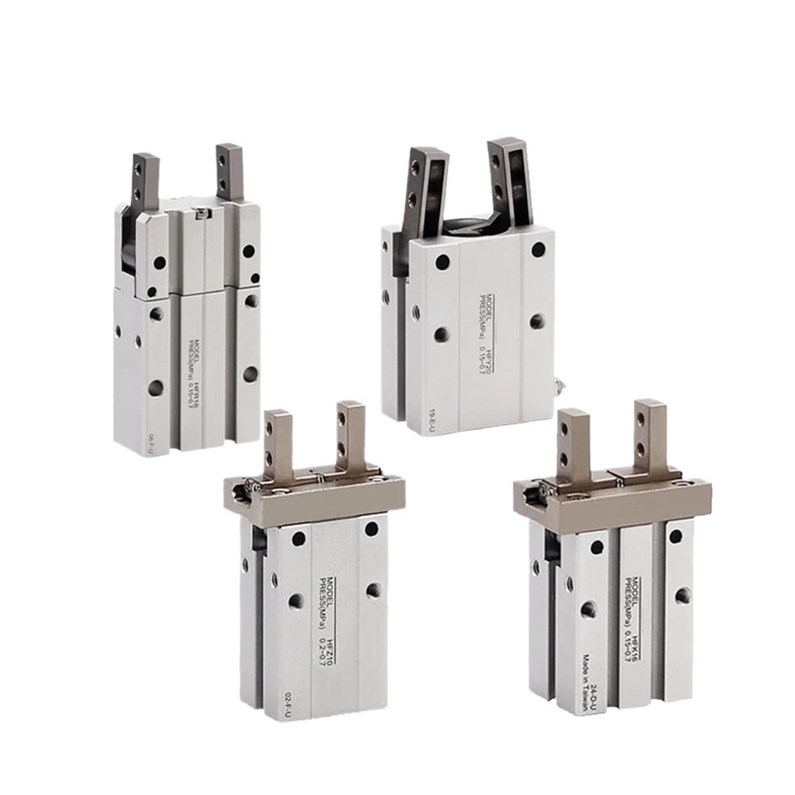 Cylindre pneumatique parallèle HFK-20 à ouverture à 180 degrés pour automatisme