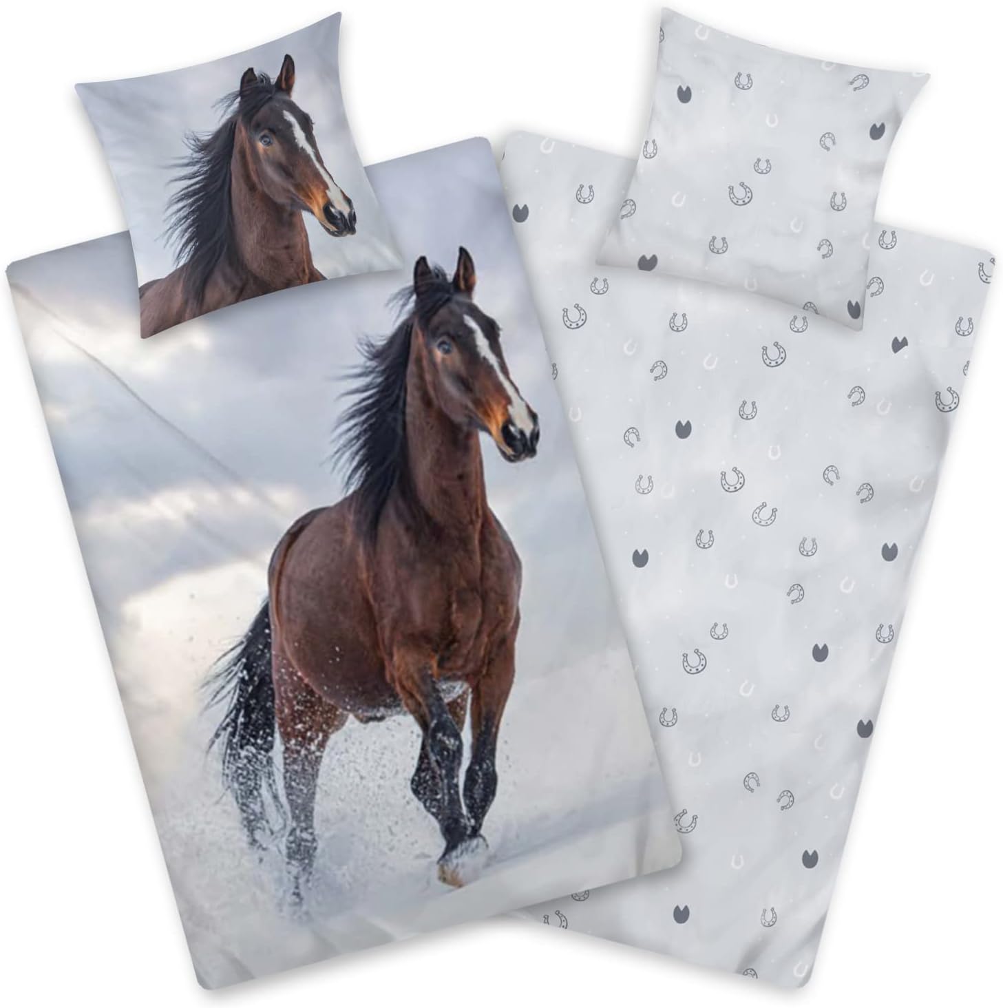 MTOnlinehandel M dchenbettw sche 135x200 Bettw sche Mit Pferd F r mtonlinehandel-m-dchenbettw-sche-135x200-bettw-sche-mit-pferd-f-r