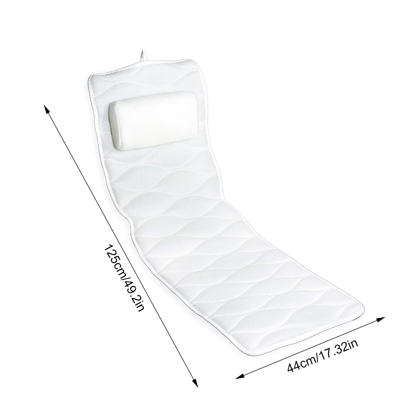 Relaxation Spa –, cuscino da bagno per bagno, cuscino da bagno | di lusso con manico anti-scivolo, cuscino da bagno ergonomico traspirante per il bagno di casa, hotel