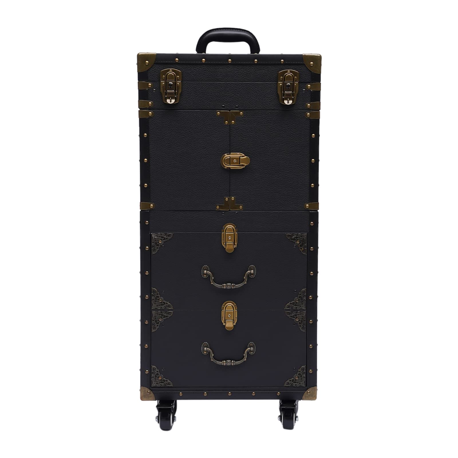 Buy LiFuJunDong Makeup Train Case,Rolling Lockable Makeup Beauty Salon