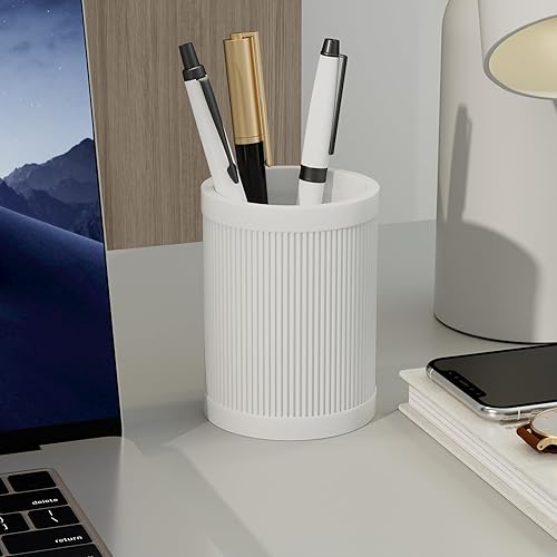 Miniatura 3 de Soporte estético para bolígrafo para escritorio, moderno soporte de silicona para lápices, elegante decoración de escritorio de oficina, hecho de