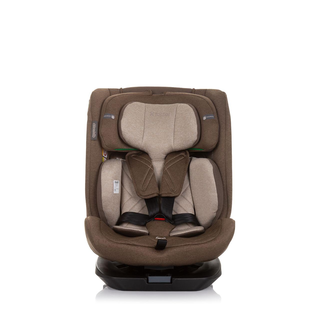 Chipolino Fotelik dziecięcy X-Factor i-Size (40–150 cm) ISOFIX regulowany obrotowy, kolor: brązowy