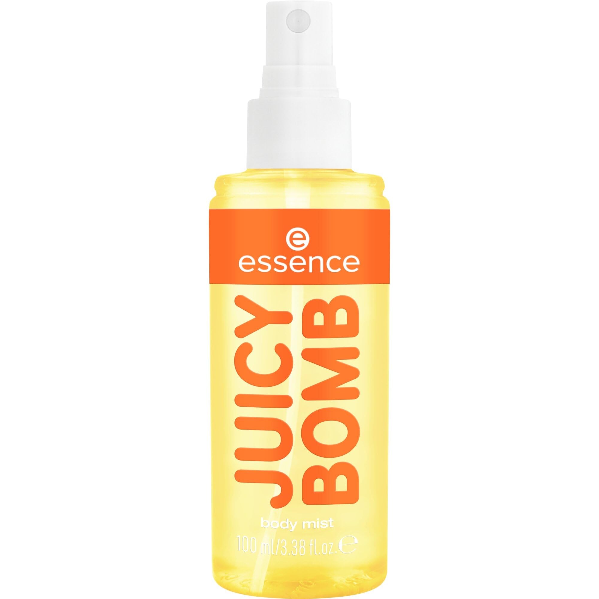 essence JUICY BOMB sweet drop body mist, Eau de Toilette, Nr. 102, Gelb, vegan, ohne Mikroplastikpartikel, ohne Konservierungsstoffe, glutenfrei, 1er Pack (100ml) - 1