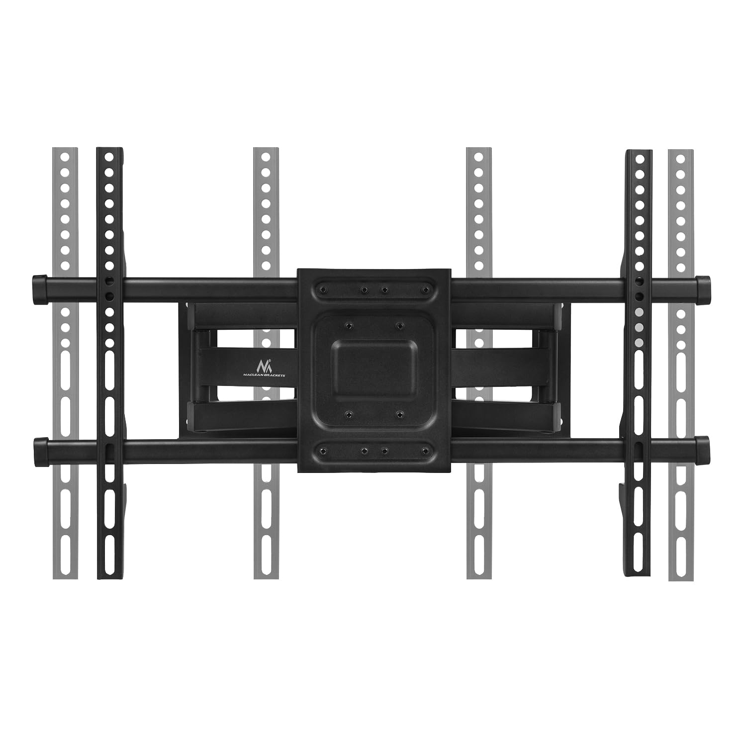 Maclean Supporto da parete per TV da 32 a 85", inclinabile e orientabile, portata fino a 60 kg, distanza dalla parete 65 – 390 mm, VESA 200 x 100 – 600 x 400 cm, per OLED QLED LCD, con livella a bolla