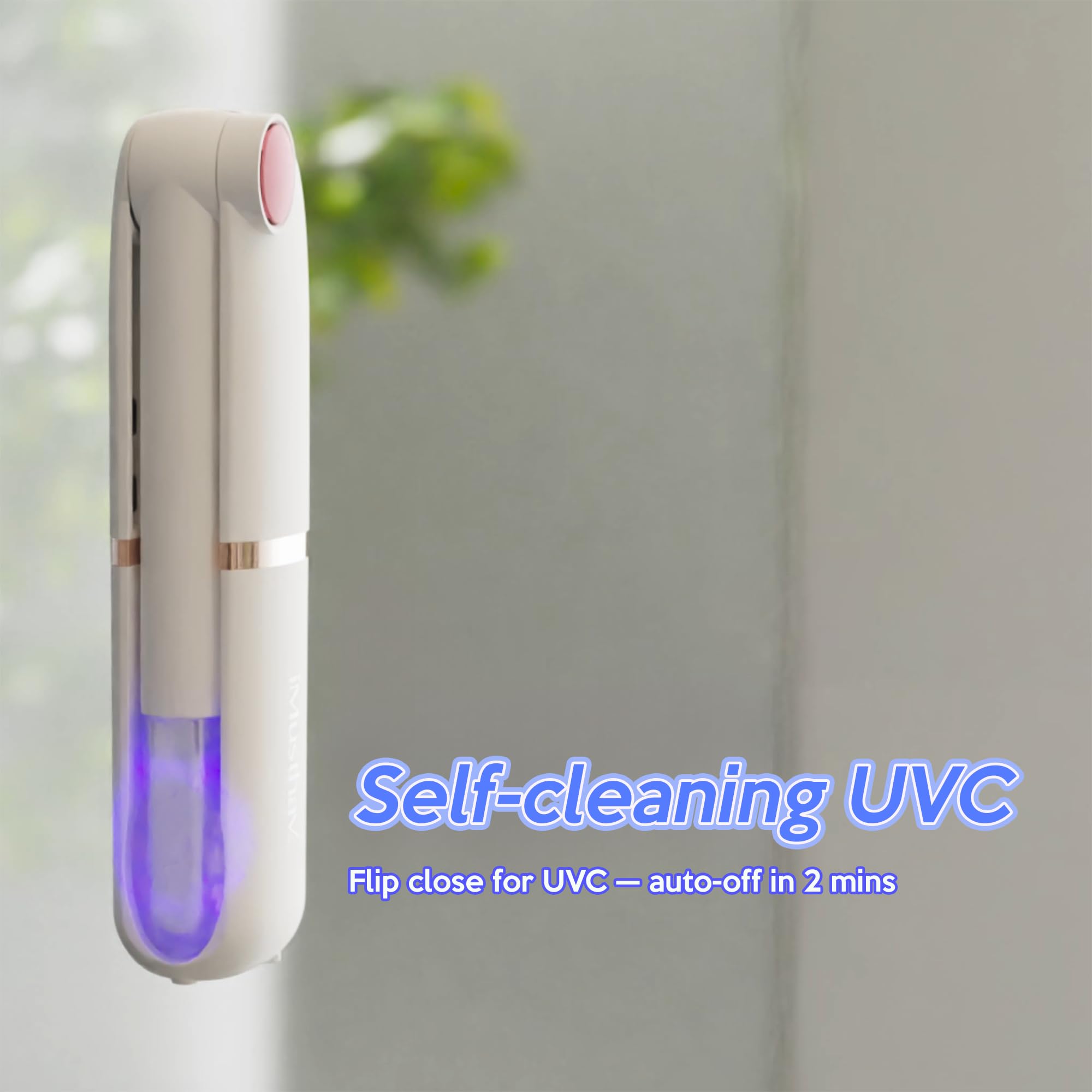 Cepillo de dientes eléctrico sónico de viaje plegable con función de limpieza UV, función de blanqueamiento, cepillo de dientes eléctrico para adultos, cepillos de dientes de viaje