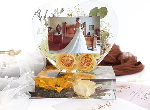 Miniatura 4 de Moldes de silicona en forma de corazón, marco de fotos de corazón, bandeja rectangular, moldes de resina epoxi profunda, manualidades, decoración de