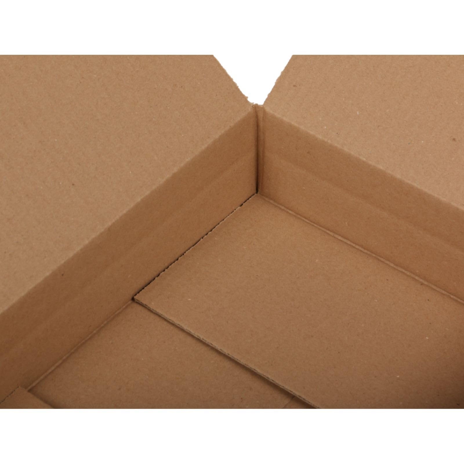 Karton 350 x 250 x 80 mm, (150 Stück), DHL Kleinpaket 2025, Versandkarton, braun, Faltkarton, Schachtel